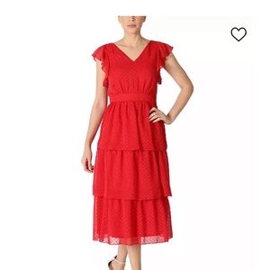 Julia Jordan Chiffon Midi Dress